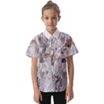 Cracked Marble Symphony Pattern Design Kids  Short Sleeve Shirt