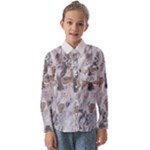 Cracked Marble Symphony Pattern Design Kids  Long Sleeve Shirt