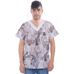 Men s V-Neck Scrub Top 