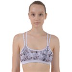 Cracked Marble Symphony Pattern Design Line Them Up Sports Bra