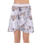 Cracked Marble Symphony Pattern Design Wrap Front Skirt