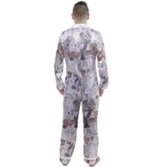 Men s Long Sleeve Satin Pajamas Set 