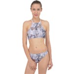 Cracked Marble Symphony Pattern Design Halter Bikini Set