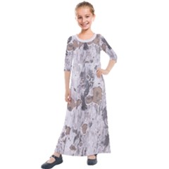 Kids  Quarter Sleeve Maxi Dress 