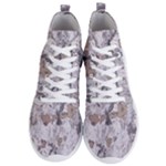 Cracked Marble Symphony Pattern Design Men s Lightweight High Top Sneakers