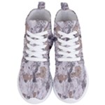 Cracked Marble Symphony Pattern Design Women s Lightweight High Top Sneakers