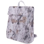 Cracked Marble Symphony Pattern Design Flap Top Backpack