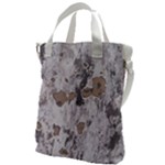 Cracked Marble Symphony Pattern Design Canvas Messenger Bag