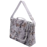 Cracked Marble Symphony Pattern Design Box Up Messenger Bag