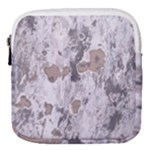 Cracked Marble Symphony Pattern Design Mini Square Pouch