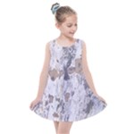 Cracked Marble Symphony Pattern Design Kids  Summer Dress