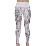 Cracked Marble Symphony Pattern Design Lightweight Velour Classic Yoga Leggings