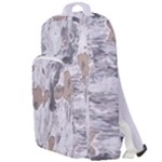 Cracked Marble Symphony Pattern Design Double Compartment Backpack