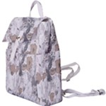 Cracked Marble Symphony Pattern Design Buckle Everyday Backpack