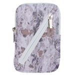 Cracked Marble Symphony Pattern Design Belt Pouch Bag (Small)