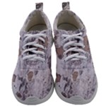 Cracked Marble Symphony Pattern Design Mens Athletic Shoes