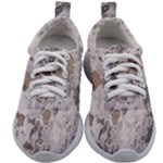 Cracked Marble Symphony Pattern Design Kids Athletic Shoes