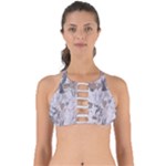 Cracked Marble Symphony Pattern Design Perfectly Cut Out Bikini Top