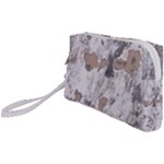 Cracked Marble Symphony Pattern Design Wristlet Pouch Bag (Small)