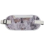 Cracked Marble Symphony Pattern Design Rounded Waist Pouch