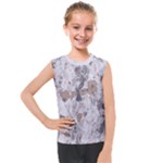 Cracked Marble Symphony Pattern Design Kids  Mesh Tank Top