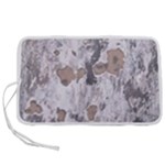 Cracked Marble Symphony Pattern Design Pen Storage Case (L)