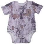 Cracked Marble Symphony Pattern Design Baby Short Sleeve Bodysuit