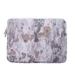 Cracked Marble Symphony Pattern Design 13  Vertical Laptop Sleeve Case With Pocket