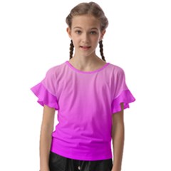 Kids  Cut Out Flutter Sleeves 