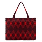 muster rot schwarz Medium Tote Bag