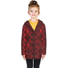 Kids  Double Breasted Button Coat 