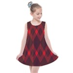 muster rot schwarz Kids  Summer Dress