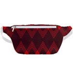 muster rot schwarz Waist Bag 