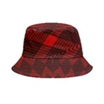 muster rot schwarz Inside Out Bucket Hat