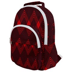 Rounded Multi Pocket Backpack 