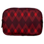 pattern red black, Make Up Pouch (Small)