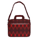 pattern red black, MacBook Pro 13  Shoulder Laptop Bag 