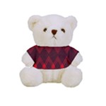 pattern, red, black,  Full Print Tee for Cuddly Teddy Bear