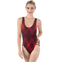 High Leg Strappy Swimsuit 