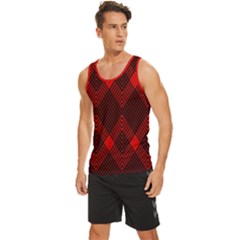 Men s Wide Collar Tank Top 