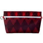 Muster rot rot schwarz Handbag Organizer