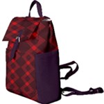 pattern rot schwarz Buckle Everyday Backpack