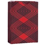 pattern rot schwarz Playing Cards Single Design (Rectangle) with Custom Box