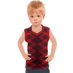 Rot Dunkel Kids  Sport Tank Top