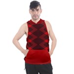 Rot Dunkel Men s Sleeveless Hoodie