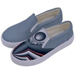 Fractal grau Kids  Canvas Slip Ons