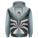 Fractal grau Men s Overhead Hoodie