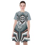 Fractal grau Sailor Dress