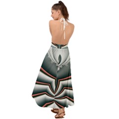 Backless Maxi Beach Dress 