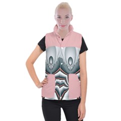 Altrosa fractal Women s Button Up Vest from ArtsNow.com